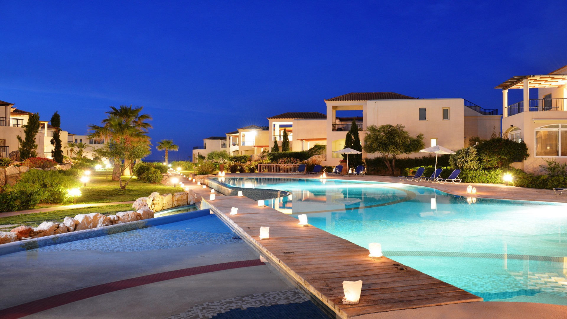 Villa on the island Crete