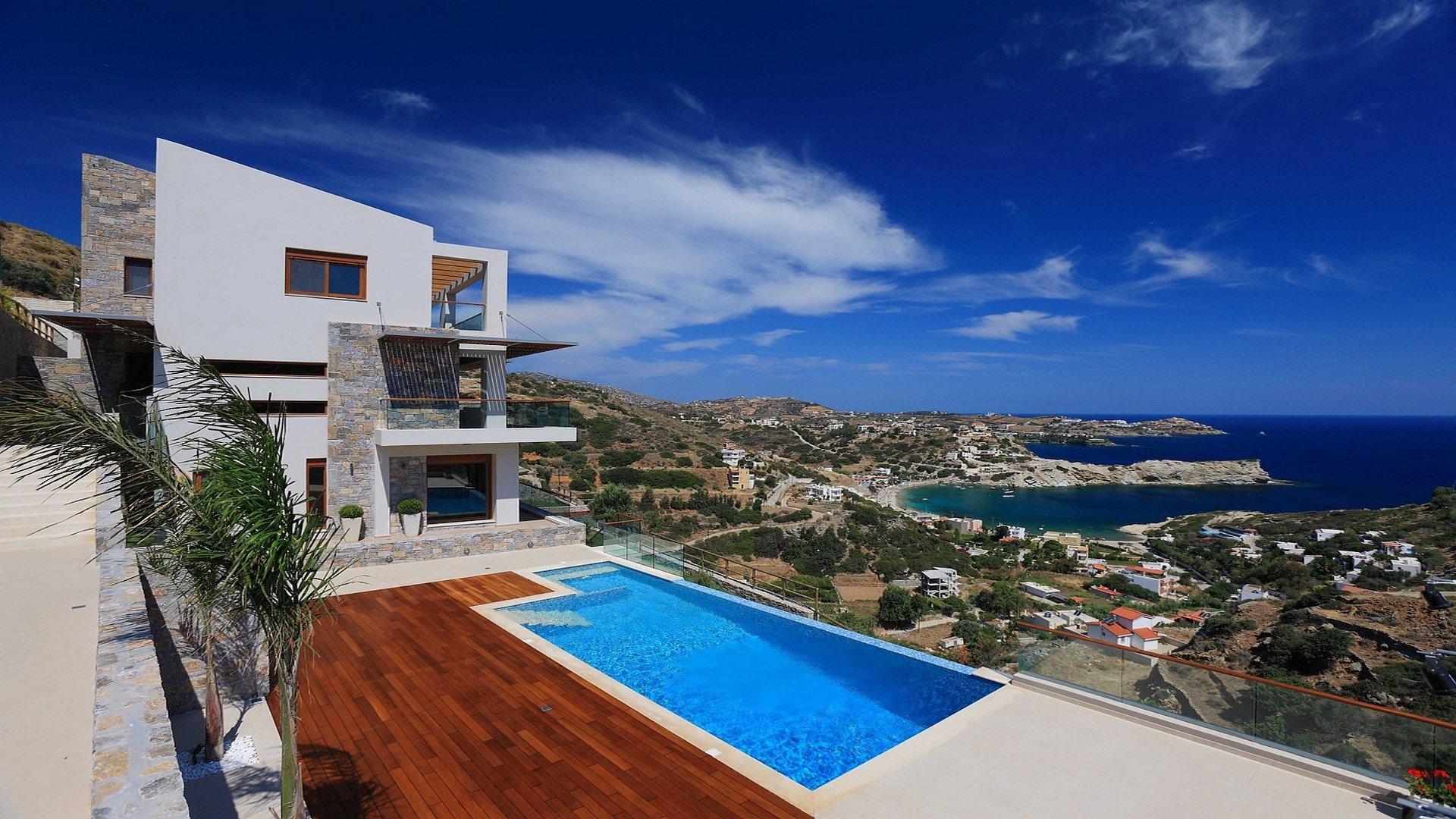 Villa on Crete island